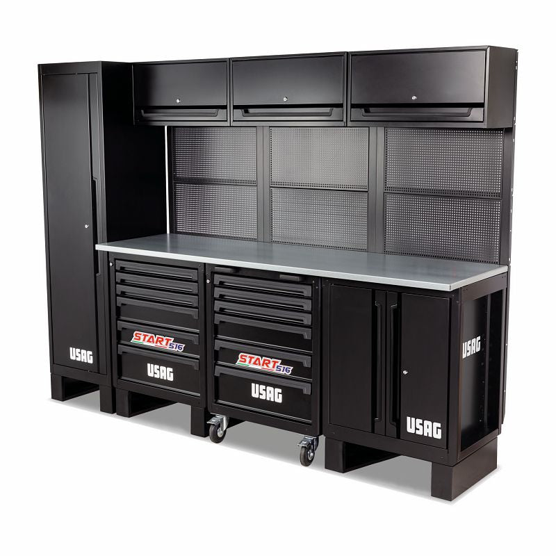 516 SA/STAP | Arredamento per officina postazione standard - pianale in acciaio - Usag 516 SA/STAP | Arredamento per officina postazione standard - pianale in acciaio - Usag